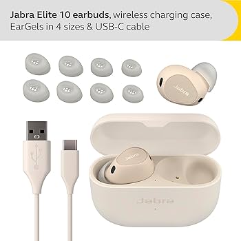 Jabra Elite 10 True Wireless Earbuds – Advanced Active Noise